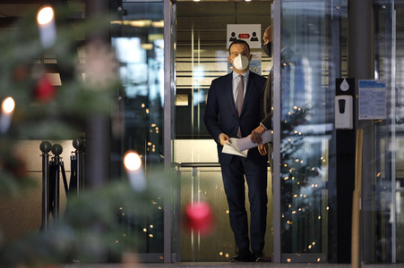 Pressekonferenz mit Jens Spahn in Berlin
