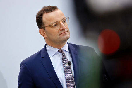 Pressekonferenz mit Jens Spahn in Berlin