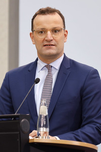 Pressekonferenz mit Jens Spahn in Berlin
