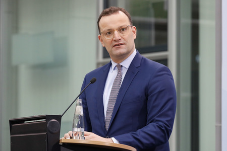 Pressekonferenz mit Jens Spahn in Berlin