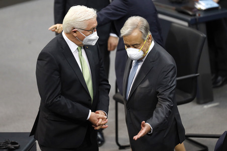 Rede von UN-Generalsekretär Guterres vor dem Deutschen Bundestag in Berlin