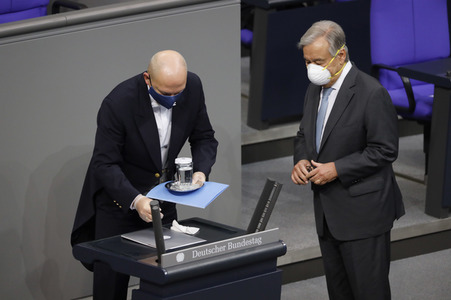 Rede von UN-Generalsekretär Guterres vor dem Deutschen Bundestag in Berlin