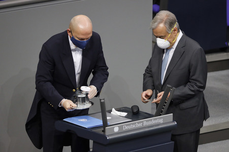 Rede von UN-Generalsekretär Guterres vor dem Deutschen Bundestag in Berlin