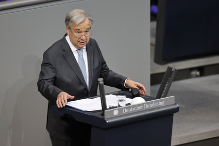 Rede von UN-Generalsekretär Guterres vor dem Deutschen Bundestag in Berlin
