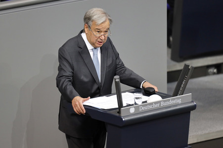 Rede von UN-Generalsekretär Guterres vor dem Deutschen Bundestag in Berlin