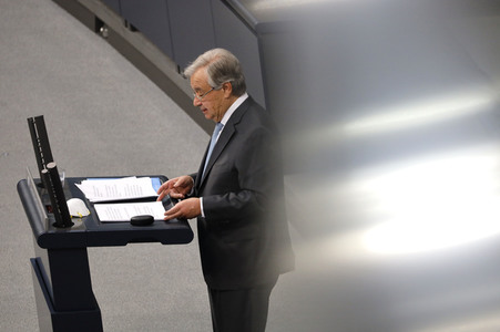 Rede von UN-Generalsekretär Guterres vor dem Deutschen Bundestag in Berlin