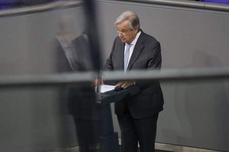 Rede von UN-Generalsekretär Guterres vor dem Deutschen Bundestag in Berlin