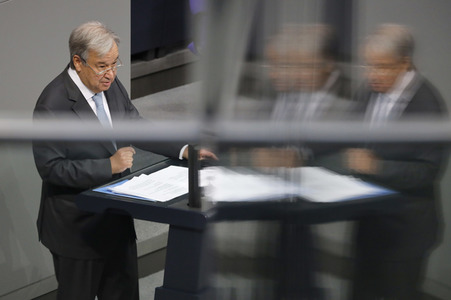 Rede von UN-Generalsekretär Guterres vor dem Deutschen Bundestag in Berlin