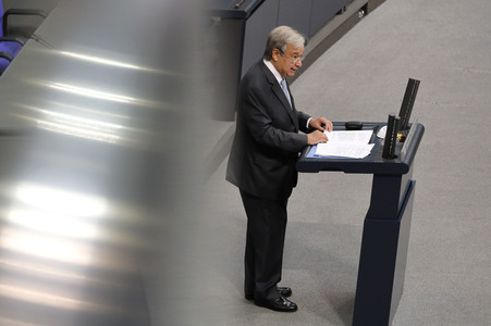 Rede von UN-Generalsekretär Guterres vor dem Deutschen Bundestag in Berlin