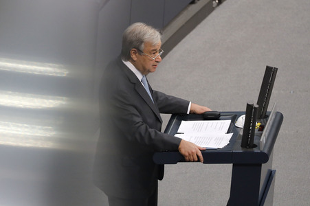 Rede von UN-Generalsekretär Guterres vor dem Deutschen Bundestag in Berlin