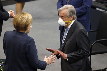 Rede von UN-Generalsekretär Guterres vor dem Deutschen Bundestag in Berlin