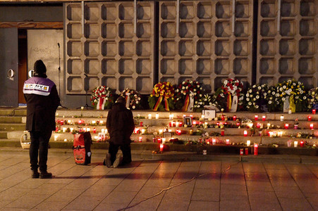 Gedenken an die Opfer des Terroranschlags vom 19.12.2017 in Berlin