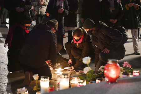 Gedenken an die Opfer des Terroranschlags vom 19.12.2017 in Berlin
