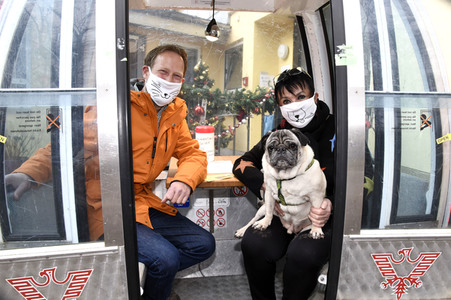 Fototermin Masken- und Gondelspende in München