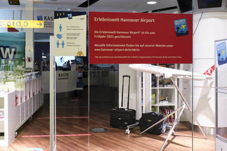 Symbolfoto Flughafen während des Lockdowns