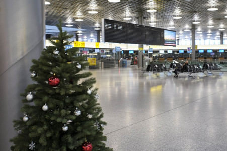 Symbolfoto Flughafen während des Lockdowns