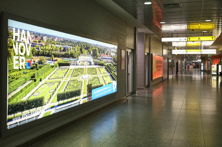 Symbolfoto Flughafen während des Lockdowns
