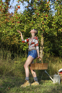 AGRAR ART: Apfelernte / Apple Harvest Bodypainting