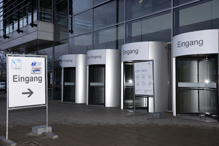 Impfzentrum in der Messe München