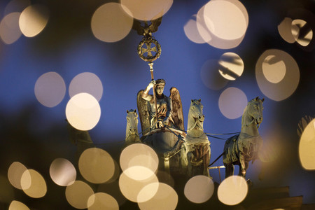 Quadriga auf dem Brandenburger Tor in Berlin