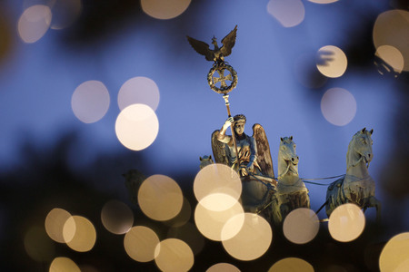 Quadriga auf dem Brandenburger Tor in Berlin