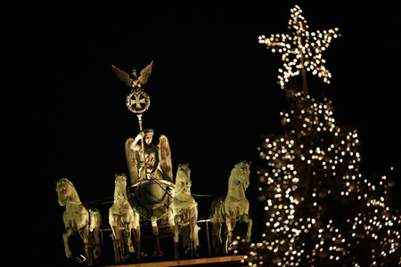 Quadriga auf dem Brandenburger Tor in Berlin