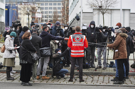 Inbetriebnahme des Corona-Impfzentrums in der Arena Berlin