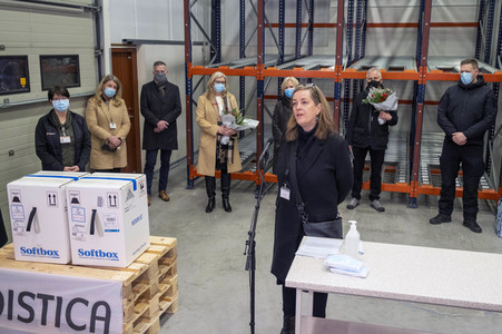 Erste Ankunft des Corona-Impfstoffs auf Island