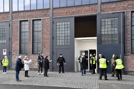 Impfzentrum Arena Berlin