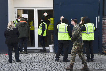 Impfzentrum Arena Berlin