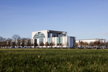 Vorbereitungen zur Silvesterfeier am Brandenburger Tor in Berlin