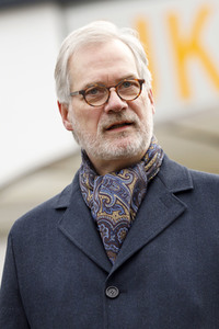 Pressestatement mit Armin Laschet vor dem Universitätsklinikum in Düsseldorf