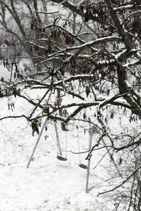 Erster Schnee 2021 in Berlin