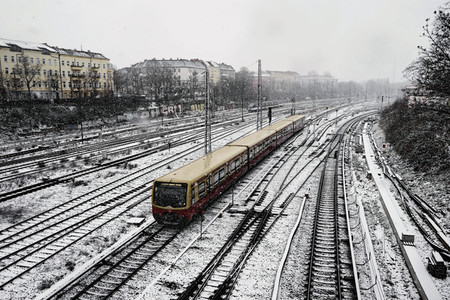 Erster Schnee 2021 in Berlin