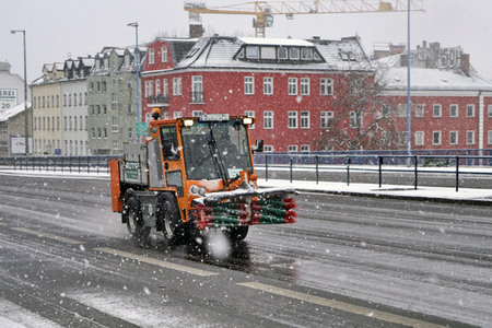Erster Schnee 2021 in Berlin