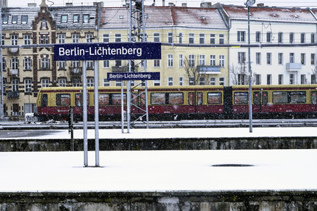 Erster Schnee 2021 in Berlin