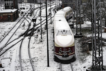 Erster Schnee 2021 in Berlin