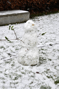 Erster Schnee 2021 in Berlin