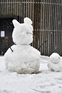 Erster Schnee 2021 in Berlin