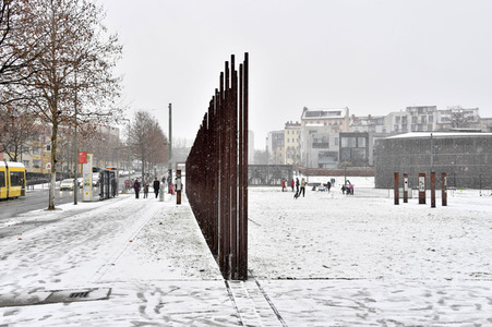 Erster Schnee 2021 in Berlin