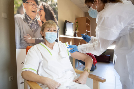 Corona-Impfung in Alcalá de Henares