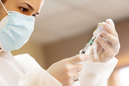 Corona-Impfung in Alcalá de Henares