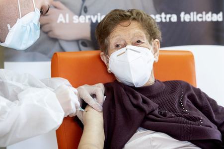 Corona-Impfung in Alcalá de Henares