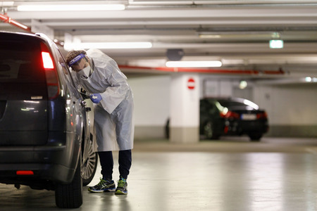 Symbolfoto Corona-Testzentrum