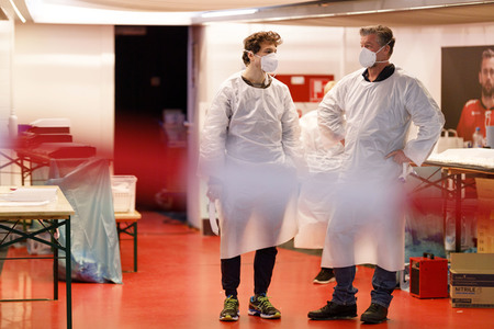 Symbolfoto Corona-Testzentrum