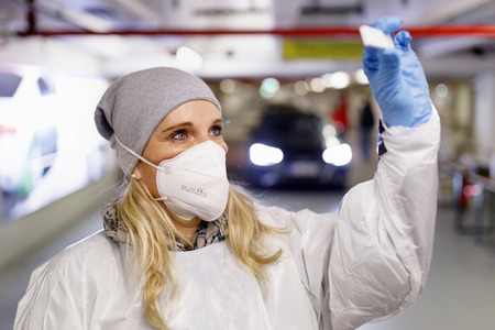 Symbolfoto Corona-Testzentrum