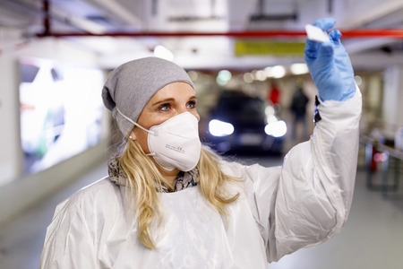 Symbolfoto Corona-Testzentrum