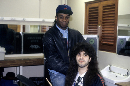 Photoshooting mit Charlie Benante in London