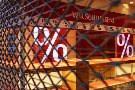 Symbolfoto Lockdown im Einzelhandel