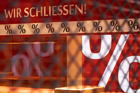 Symbolfoto Lockdown im Einzelhandel